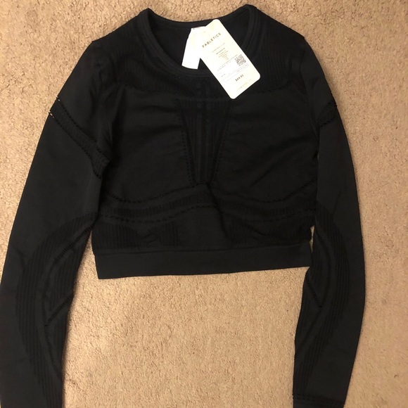 Fabletics Tops - Fabletics Jaymee Mesh Long-Sleeve Top